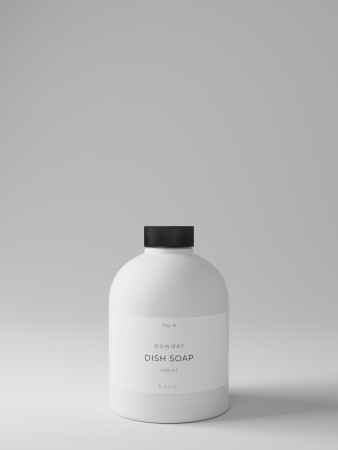 no.4 dish powder - white - kork