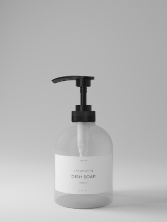 no.4 dish soap - clear - pumpe